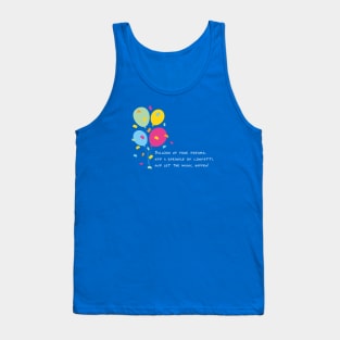 Balloon Up Your Dreams | Pink Yellow Blue Orange Green | Iris Tank Top